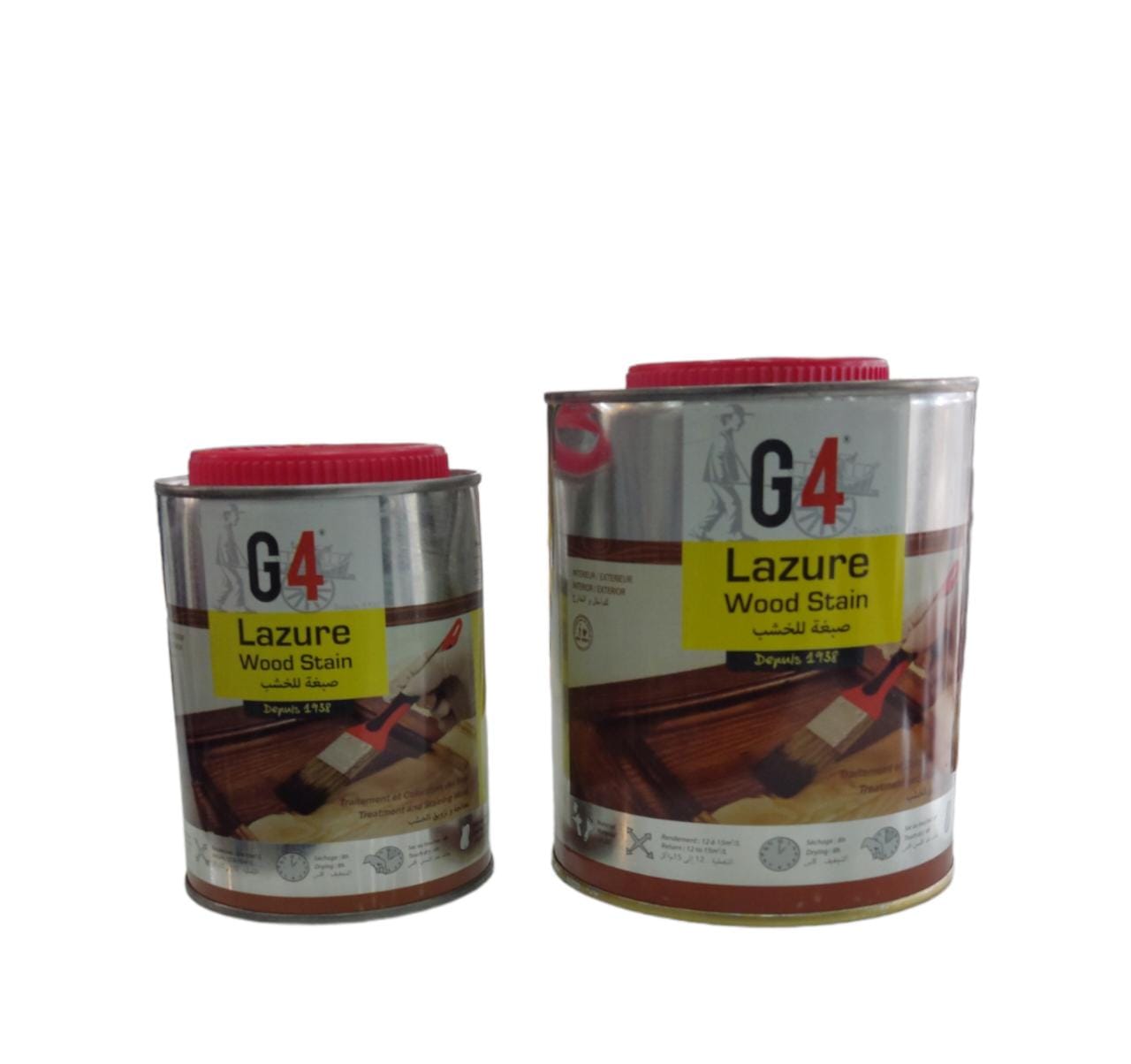 BOITE DE 0.7 L LAZURE G4 ACAJOU