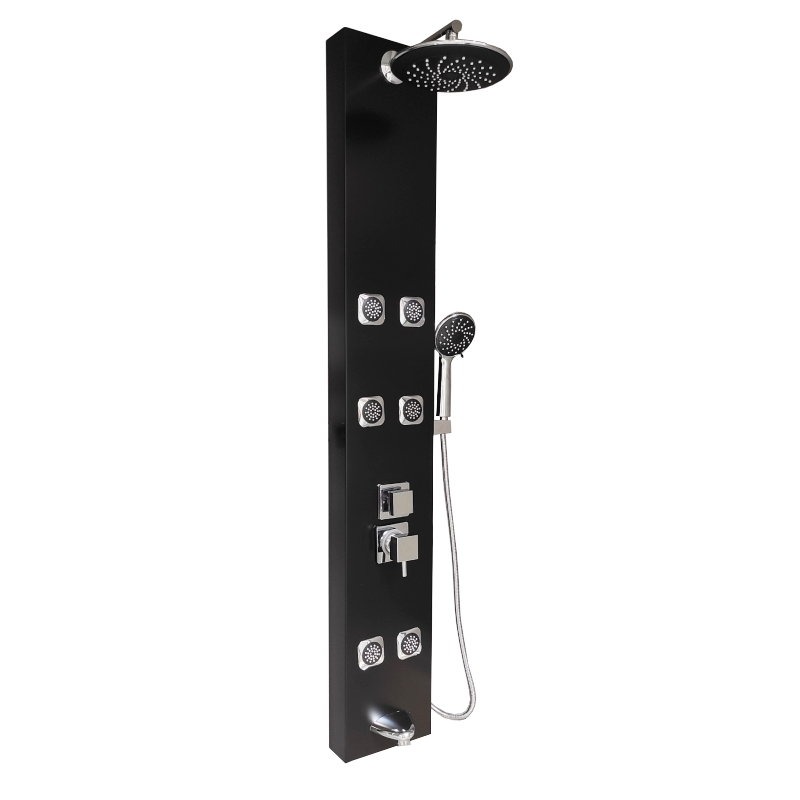 TITAN BLACK SHOWER PANEL