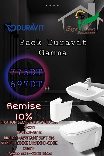 Pack Duravit Gamma