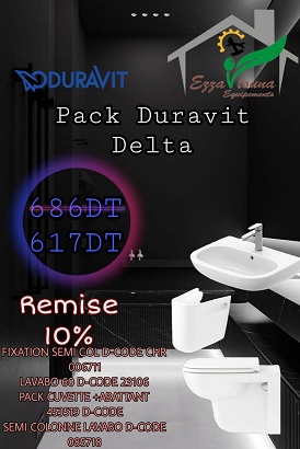 Pack Duravit Delta